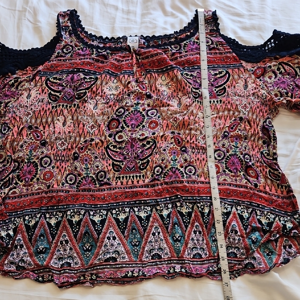 Boho Chic Multicolor Blouse - Picture 5 of 9